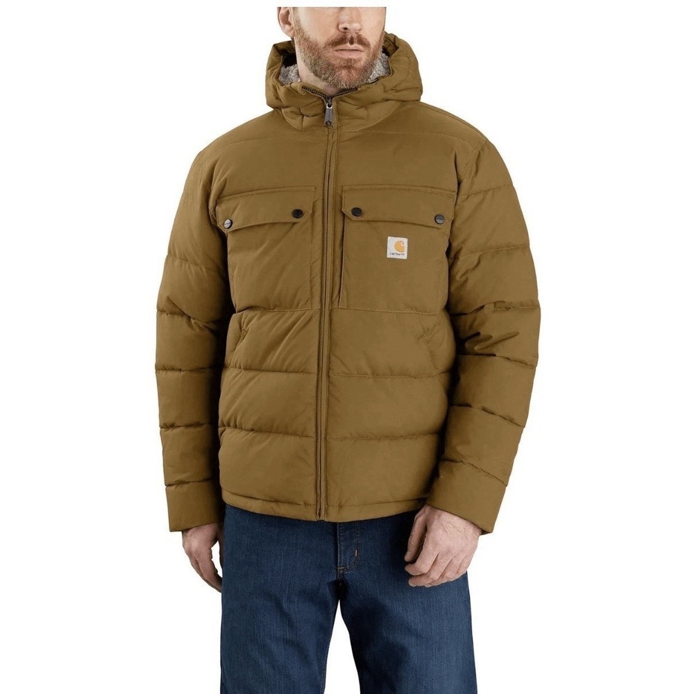 NEW Carhartt Montana Loose Fit Insulated Jacket Oak Brown Men's Size 2XL Coat